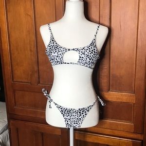 Black and White Dalmatian Bikini